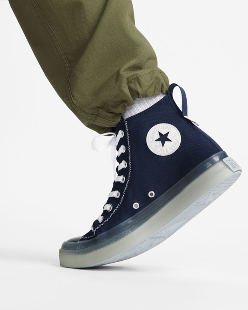 Tenisky Vysoke Converse Chuck Taylor All Star CX Explore Panske Obsidian Biele | SK FYKJU7